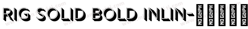 Rig Solid Bold Inlin字体转换